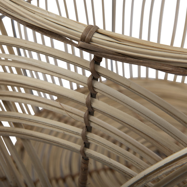 Dovecove Round 2 Piece Rattan Basket Set & Reviews Wayfair